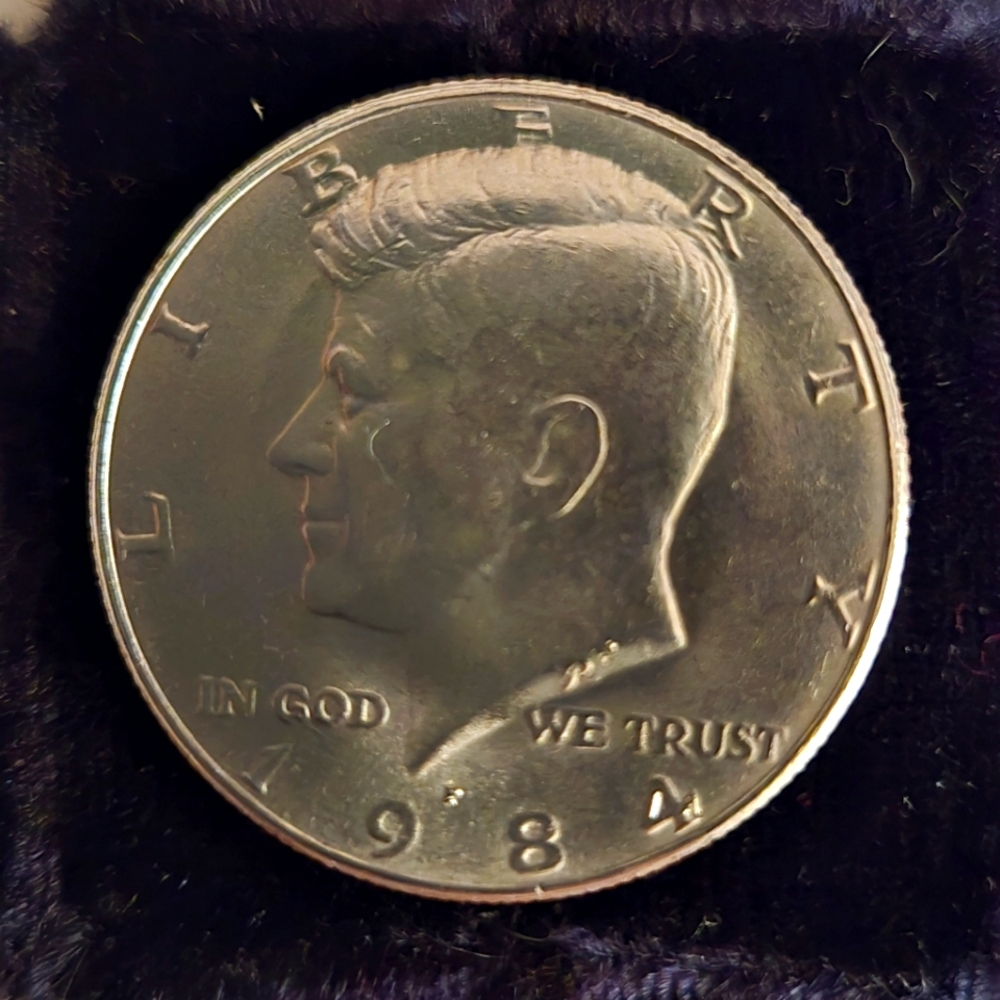 1984 Kennedy Half Dollar Coin